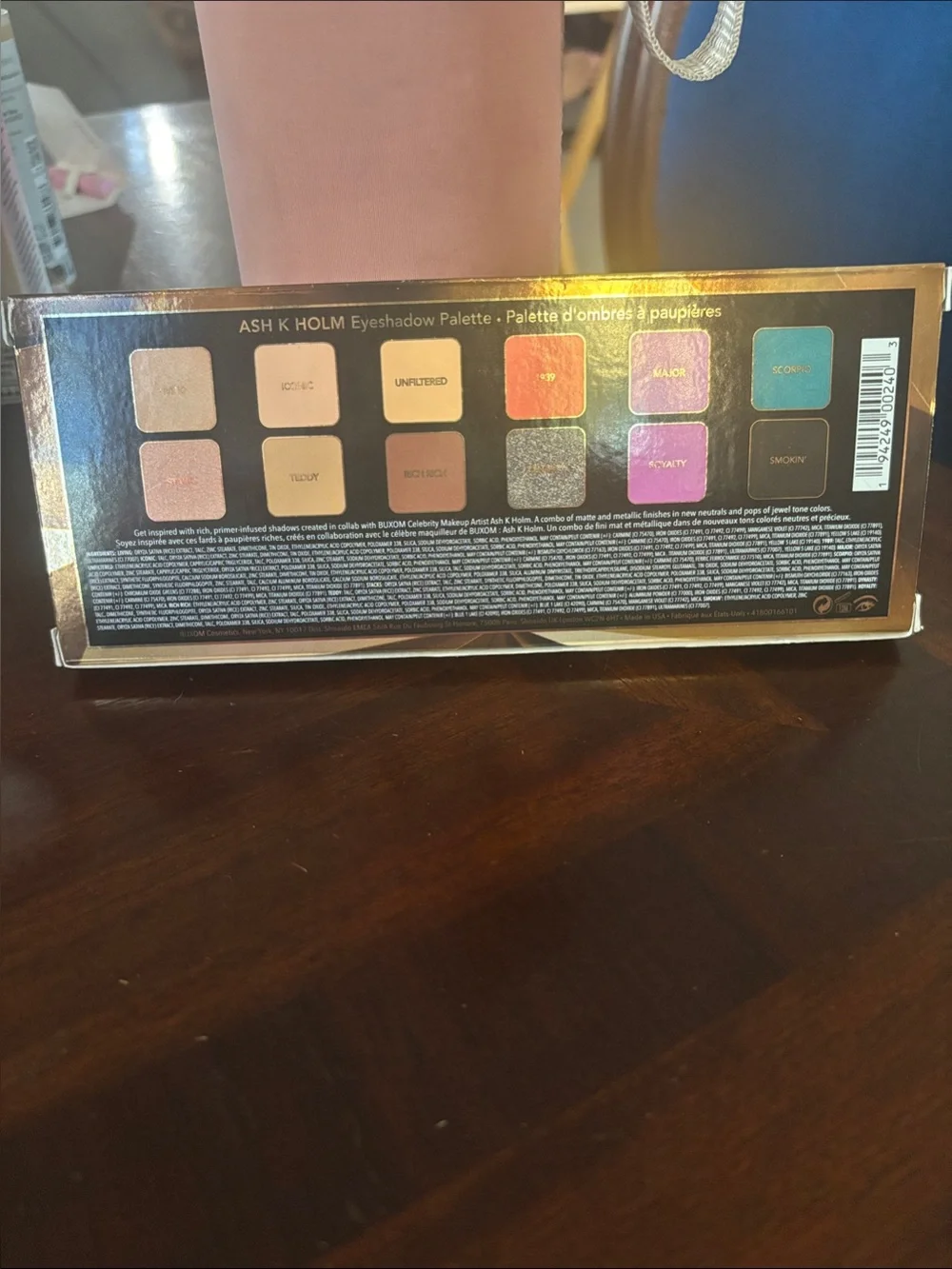 Buxom x Ash K Holm Metallic Bronze & Gold Eyeshadow Palette
